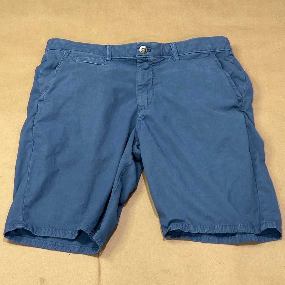 Johnnie-O Blue Chino Shorts Mens 35